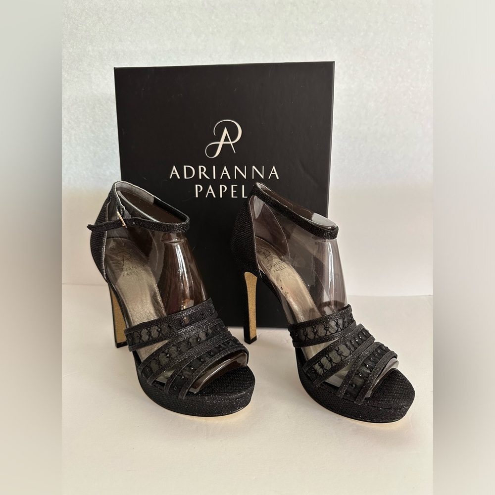 Adrianna Papell Morgan Platform Ankle Strap Stiletto Heels Size 7.5 NIB